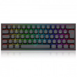 Teclado Magnético Gamer Fidd 8K HZ, USB, RGB, 60%, ABNT2, Switch Pink Magnético, Preto - PINK K683-RGB