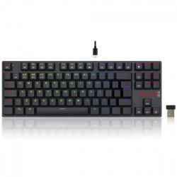 Teclado Mecânico Gamer Redragon APS Pro, Wireless, Bluetooth, RGB, Switch Brown, ABNT2, Preto - K607P-KBS (PT-BROWN)