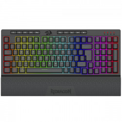 Teclado Gamer Redragon Shiva Pro 98, RGB, Wireless, Bluetooth, Membrana, ABNT2, Preto - K515RGB-PRO PT