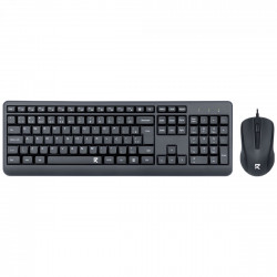 Combo Teclado e Mouse Redragon Office BS-7092, USB, 1200 DPI, 3 Botões, Preto - BS-7092