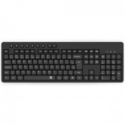 Teclado Office Redragon BK-7092, Wireless, Membrana, Full Size, ABNT2, Low Profile, Preto - BK-7094 PT