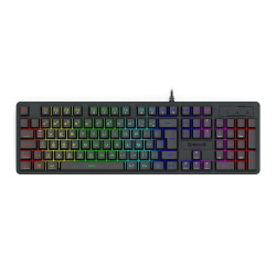 Teclado Gamer Redragon Netherbane, Rainbow, Membrana, ABNT2, Preto - K521-R PT