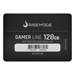 SSD Rise Mode Gamer Mode Z Series, 128GB, SATA, Leitura: 530MB/s, Gravação: 520MB/s, Preto - RM-SSD-128