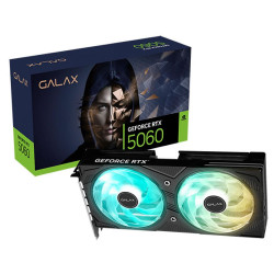 Placa de Video Galax RTX 5060 1-Click OC, NVIDIA GeForce , 8GB, GDDR7, DLSS, Ray Tracing - 56NSN8MDDAEX