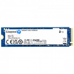 SSD Kingston 2TB NV3, M.2 2280 PCIe, NVMe, Leitura: 6000MBs e Gravação: 5000MBs - SNV3S/2000G