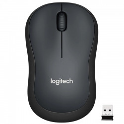 Mouse Logitech M220 SILENT, Sem Fio, USB, 1000DPI, Clique Silencioso, 3 Botões, Preto - 910-007482