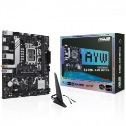Placa Mãe Asus B760M-AYW WIFI D4, Chipset B760, Intel LGA 1700, mATX, DDR4, HDMI - 90MB1EA0-M1EAY0