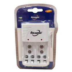Carregador de Pilhas Átomo, Branco - MO-GJ-W01