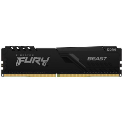 Memória Kingston Fury Beast, 8GB, 3200MT/s, DDR4, CL16, Preto - KF432C16BB/8WP
