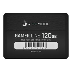 SSD Rise Mode Gamer Mode Z Series, 120GB, SATA, Leitura: 530MB/s, Gravação: 520MB/s, Preto - RM-SSD-120