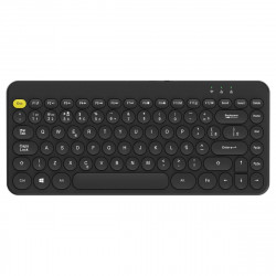 Teclado Bluetooth Sem Fio Bright, USB Nano 2,4GHz, Preto - TB001