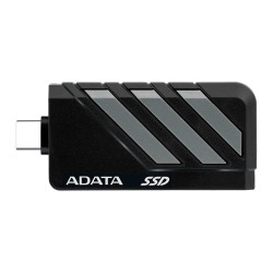 SSD Externo ADATA SC735, 1TB, USB 3.2, Leitura 1050MB/s e Gravação 1000MB/s, Preto - SC735-1000G-CCBK/BU