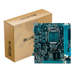 Placa Mãe Bluecase BMBH61-G2HG-M2 REV 3.0, Intel LGA 1155, DDR3, M.2, Lan Gigabit, USB 2.0, VGA HDMI