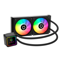 Water Cooler Husky Freezy, Iluminação ARGB, 240mm, AMD e Intel, Preto - HWT200PT