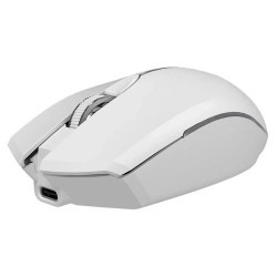 Mouse Sem Fio C3Tech, 1600 DPI, Bluetooth, Nano Receptor USB, Dual Mode, Branco - M-BT40WH
