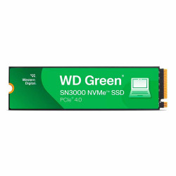 SSD WD Green SN3000, 500GB, M.2 2280, PCIe, NVMe, Leitura: 5000MB/s, Gravação: 4100MB/s, Verde - WDS500G4G0E