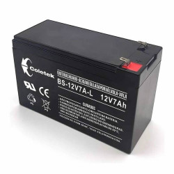 Bateria Nobreak Selada Chumbo Coletek, 12V 7AH, Preto - BS-12V7A L1