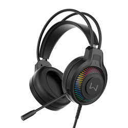 Headset Gamer Multilaser Mizar, P2, USB, Preto - PH705