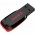 Pen Drive SanDisk 16GB  Cruzer Blade, Preto e Vermelho - SDCZ50-016G-B35