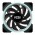 Cooler FAN Azza, 12cm, LED Vermelho - FFAZ-12RGB-012