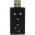 PLACA DE SOM EXTERNA 7.1 USB 2.0 VIRTUAL AD0021CH AD-02 AD0021LT AD0021 PRETO - GENERICO