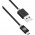CABO USB 2.0 TYPE C 1 METRO LED 503 PRETO - MAISMANIA