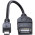 Adaptador USB Fêmea Para Micro USB, 15cm Vinik, Com Função OTG, UFMU-OTG, Preto - 25542