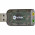 Adaptador Placa de Som Vinik, USB 5.1 Canais Virtual, AUSB51, Preto - 25540