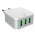 Carregador de Tomada Universal C3Tech, Com 3 USB AC/USB, Branco - UC-315WH