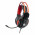Headset Gamer Hayom, P2 e USB com LED Preto e Vermelho - HF2207