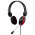 Headset Hayom Office, Preto e Vermelho - HF2209