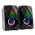 Caixa de Som Gamer Multilaser, Áudio 2.0, 12W RMS, RGB Rainbow, Preto - SP951