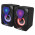 Caixa de Som Gamer Hoopson, 6W RMS, LED RGB, USB, P2, Preto - CX-PC021LED