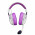 Headset Gamer Redragon Zeus X RGB, Surround 7.1, USB, Drivers 53MM, Branco com Roxo- H510WP-RGB