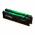 Memória Kingston Fury Beast, RGB, 16GB (2x8GB), 3200MHz, DDR4, CL16, Preto - KF432C16BBAK2/16
