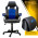 Cadeira Gamer Bright 01, Preto e Azul - 0601
