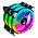 Kit Cooler FAN Rise Mode Energy, 3 Unidades, 120mm, ARGB, Preto - FN-02-RGB-5V
