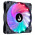 Cooler FAN Rise Mode Wind Rainbow 120mm RGB Preto - RM-WN-02-RGB