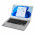 Notebook Goldentec GT Silver, Intel Celeron N4020, 4GB, SSD 64GB, Tela 14