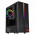Gabinete Gamer K-mex Yaiba II, CG-06AA, 1 Fita LED RGB, Vidro Temperado, Sem Fonte, Sem Fan, Preto - CG06AARH001CBOX