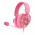 Headset Gamer Redragon Diomedes, USB, 3.5mm, 7.1 Surround, Drivers De 53mm, Rosa - H388-P