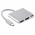 Adaptador USB-C Para HDMI/USB-C/USB 3.0, FY, FY-590, Preto - CO-32