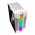 Gabinete Gamer K-Mex Bifrost White, CG-W1A9, Lateral De Vidro, Painel LED RGB, Sem FAN, Branco - CGW1A9RH0010BOX