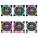 Kit FAN Gamer K-Mex, AAEAK1, ARGB, 3 Fans 120mm, 1 Fita LED e Controle - AAEAK136APQKB0X