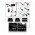 Kit FAN Gamer K-Mex, AAJA, ARGB, 3 Fans 120mm, 1 Fita LED e Controle - AAJAK136ETUKB0X