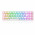 Teclado Gamer Mecânico Redragon Pollux, RGB, Switch Blue, ABNT2, Branco - K628-RGB-W (PT-BLUE)