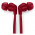 Fone de Ouvido Intra H100 HP, Vermelho - 1KF56AA#ABL