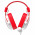 Headset Gamer Havit H2002D, Drivers 53mm, Microfone Plugável, P2, PC, PS4, XBOX ONE, Branco e Vermelho - HV-H2002WR