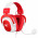 Headset Gamer Havit H2002D, Drivers 53mm, Microfone Plugável, P2, PC, PS4, XBOX ONE, Branco e Vermelho - HV-H2002WR