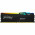Memória Kingston Fury Beast, RGB, 32GB, 5200Mhz, DDR5, Preto - KF552C40BBA-32